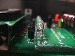 赤色 LED とドライバのトランジスタが干渉しそう